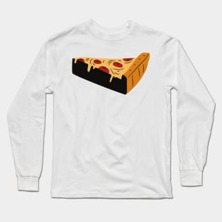 Triangle 3D Pizza Slice Long Sleeve T-Shirt